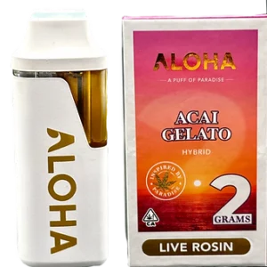 Aloha Live Rosin Disposable- Acai Gelato-2g